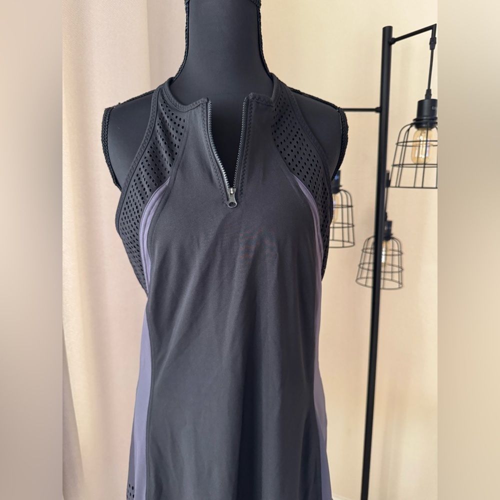 ADIDAS Stella McCartney Black Tennis Dress with BRA Size Large - Picture 4 of 10